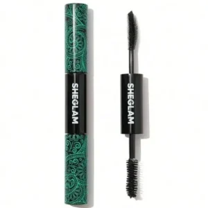máscara de pestañas sheglam todo en uno volumen y longitud waterproof